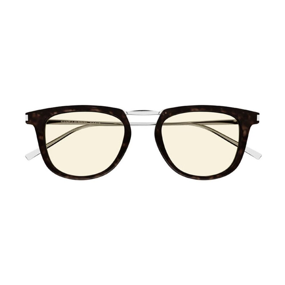 NEW SL753 004 SAINT LAURENT SUNGLASSES WOMEN HAVANA ROUND EYEWEAR - Picture 3 of 4